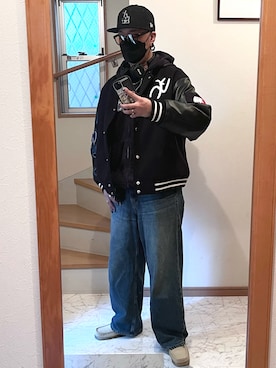 「アイテム（アンダーウェア）」を使った、jokerさん（メンズ・170cm）の秋コーディネート