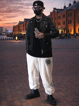 「GALFY（ガルフィー）のアイテム」を使った、jokerさん（メンズ・170cm）の春コーディネート