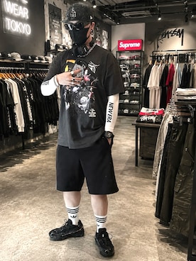 「アイテム（アンダーウェア）」を使った、jokerさん（メンズ・170cm）の夏コーディネート