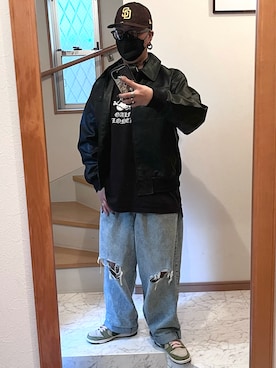 「アイテム（アンダーウェア）」を使った、jokerさん（メンズ・170cm）の秋コーディネート