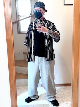 「アイテム（キャップ）」を使った、jokerさん（メンズ・170cm）の夏コーディネート
