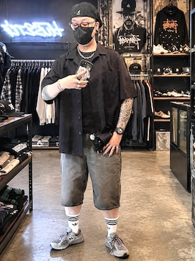 「AVIREX（アヴィレックス）のアイテム」を使った、jokerさん（メンズ・170cm）の夏コーディネート