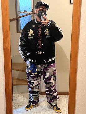 「GALFY（ガルフィー）のアイテム（ジャケット/アウター）」を使った、jokerさん（メンズ・170cm）の冬コーディネート
