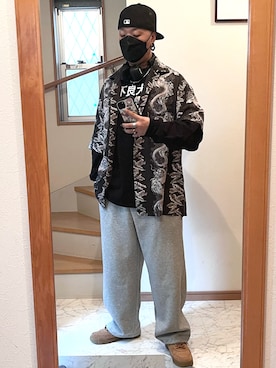 「アイテム（アンダーウェア）」を使った、jokerさん（メンズ・170cm）の秋コーディネート