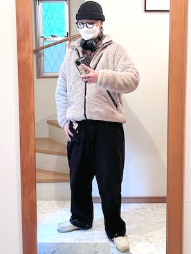 「冬アウター」｜「アイテム（その他アウター）」を使った、jokerさん（メンズ・170cm）の冬コーディネート