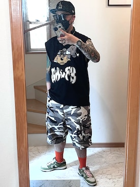「アイテム（ボクサーパンツ）」を使った、jokerさん（メンズ・170cm）の夏コーディネート