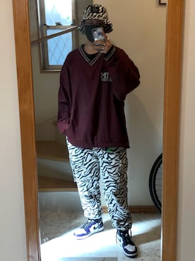 「INTER FACTORY（インターファクトリー）のアイテム（帽子）」を使った、jokerさん（メンズ・170cm）の春コーディネート