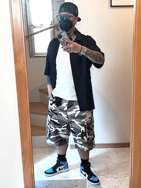 「アイテム（アンダーウェア）」を使った、jokerさん（メンズ・170cm）の夏コーディネート
