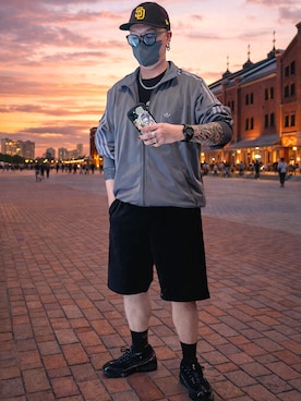 「アイテム（アンダーウェア）」を使った、jokerさん（メンズ・170cm）の春コーディネート