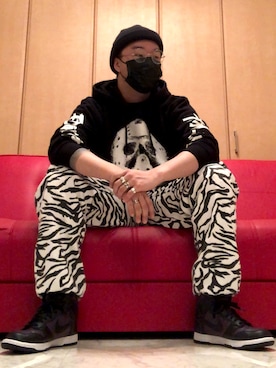 「VANS（バンズ）のアイテム（パーカー）」を使った、jokerさん（メンズ・170cm）の秋コーディネート