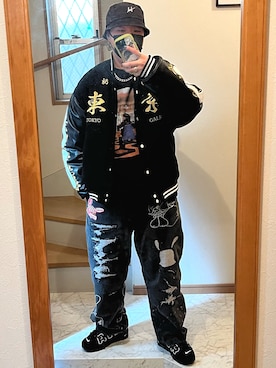 「GALFY（ガルフィー）のアイテム（ジャケット/アウター）」を使った、jokerさん（メンズ・170cm）の春コーディネート