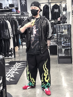 「PUMA（プーマ）のPUMA プーマ ユニセックス SPEEDCAT OG / スピードキャット OG スニーカー（スニーカー、レッド系）」を使った、jokerさん（メンズ・170cm）の秋コーディネート
