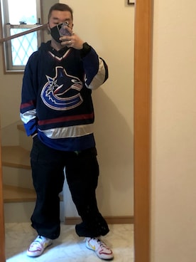 「UBIQ（ユービック）のアイテム」を使った、jokerさん（メンズ・170cm）の春コーディネート