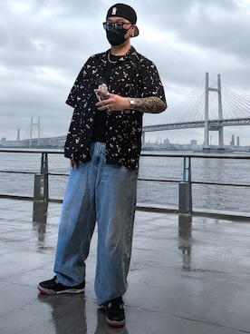 「HIPSHOP（ヒップショップ）のアイテム」を使った、jokerさん（メンズ・170cm）の夏コーディネート