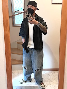 「AVIREX（アヴィレックス）のアイテム」を使った、jokerさん（メンズ・170cm）の秋コーディネート