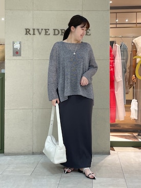「アイテム（ボディバッグ/ウエストポーチ）」を使った、Mihoさん（レディース・161cm）の夏コーディネート