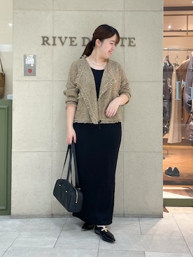 「RIVE DROITE（リヴドロワ）のアイテム（その他シューズ）」を使った、Mihoさん（レディース・161cm）の秋コーディネート