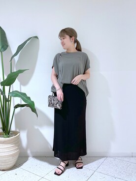 「ヴィオラドーロ」｜Mihoさん（レディース・161cm）の夏コーディネート