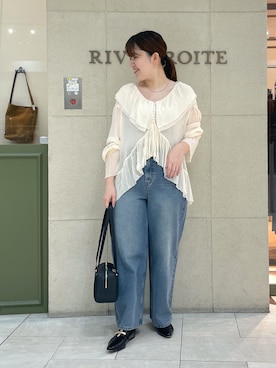 「RIVE DROITE（リヴドロワ）のアイテム（その他シューズ）」を使った、Mihoさん（レディース・161cm）の秋コーディネート