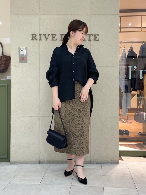 ローライズレオパードスカート（スカート）｜RIVE DROITE（リヴドロワ