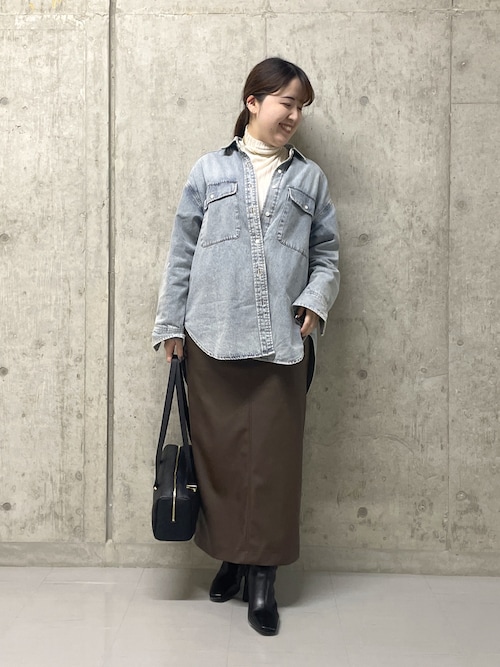 MONN.:./ビッグデニムシャツ MONN.:./ビッグデニムシャツ（シャツ/ブラウス）｜RIVE DROITE