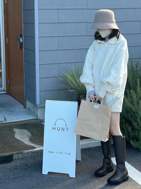 yuukaさん（レディース・157cm）の冬コーディネート