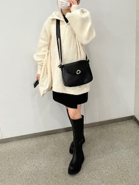 「bye bye（バイバイ）のアイテム」を使った、yuukaさん（レディース・157cm）の冬コーディネート