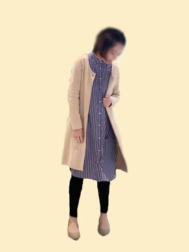 「MISCH MASCH（ミッシュマッシュ）のアイテム（ジャケット/アウター）」を使った、Peggyさん（レディース・160cm）の秋コーディネート