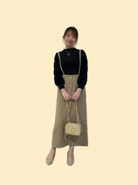 「MARC JACOBS（マークジェイコブス）のアイテム」を使った、Peggyさん（レディース・160cm）の春コーディネート