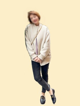 「SHIPS any（シップス エニィ）のアイテム（ジャケット/アウター）」を使った、Peggyさん（レディース・160cm）の秋コーディネート