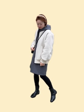 「SHIPS any（シップス エニィ）のアイテム（ジャケット/アウター）」を使った、Peggyさん（レディース・160cm）の冬コーディネート