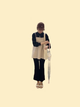 「A.P.C.（アーペーセー）のアイテム」を使った、Peggyさん（レディース・160cm）の夏コーディネート