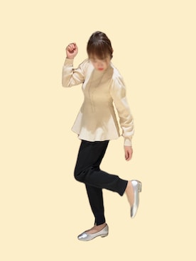 「PROPORTION BODY DRESSING（プロポーションボディドレッシング）のアイテム（トップス）」を使った、Peggyさん（レディース・160cm）の春コーディネート