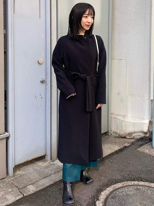 ユナイテッドアローズTOKYOスタンドカラー ウールコート 新品未使用　XL セール】【完売間近！】ソフトスタンドカラーコート（その他アウター