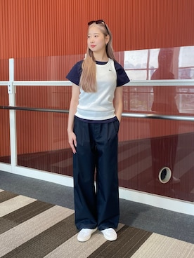 「アイテム（シューズ）」を使った、okadaさん（骨格ウェーブ・レディース・163cm）の夏コーディネート