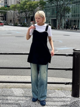 「PILIT（ピリット）のアイテム（ワンピース/ドレス）」を使った、PILITさん（レディース・162cm）の春コーディネート