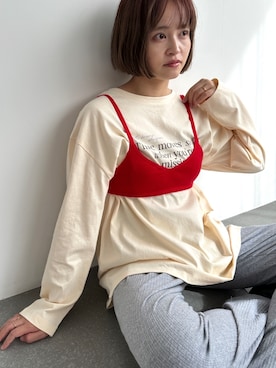 「アイテム（その他トップス）」を使った、PILITさん（レディース・155cm）の秋コーディネート