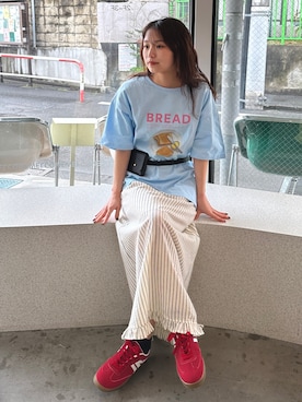 「スカートコーデ」｜「アイテム（その他）」を使った、PILITさん（レディース・153cm）の夏コーディネート