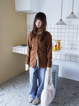 「PILIT（ピリット）のアイテム」を使った、PILITさん（レディース・155cm）の秋コーディネート