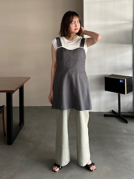 「PILIT（ピリット）のアイテム（ワンピース/ドレス）」を使った、PILITさん（レディース・155cm）の夏コーディネート