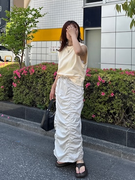 「PILIT（ピリット）のアイテム」を使った、PILITさん（レディース・162cm）の夏コーディネート