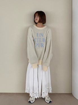 「ガーリーコーデ」｜PILITさん（レディース・155cm）の秋コーディネート