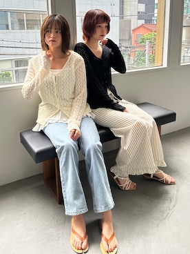 「アイテム（その他）」を使った、PILITさん（レディース・155cm）の夏コーディネート