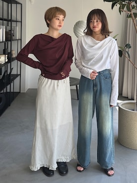 「スカートコーデ」｜「アイテム（その他）」を使った、PILITさん（レディース・155cm）の夏コーディネート