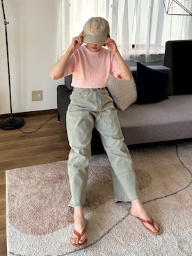 「PILIT（ピリット）のアイテム（キャップ）」を使った、PILITさん（レディース・155cm）の夏コーディネート