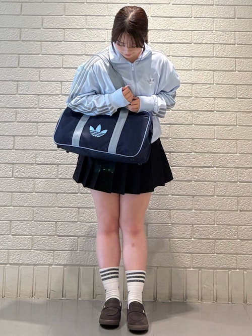 Y2K 00s adidas アディダス　ボストン　ドラム　ハンド　バッグ 00s OLD adidas ミニボストンバッグ y2k 平成 ピンク ブラウン - メルカリ
