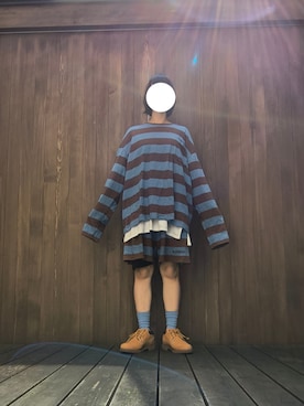 「RNA（アールエヌエー）のアイテム」を使った、bbkoさん（レディース・164cm）の秋コーディネート