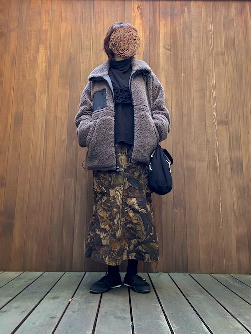 セール】G1101 カモフラージュカーゴロングスカート（スカート）｜RNA