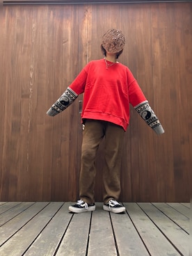 「RNA（アールエヌエー）のアイテム」を使った、bbkoさん（レディース・164cm）の冬コーディネート