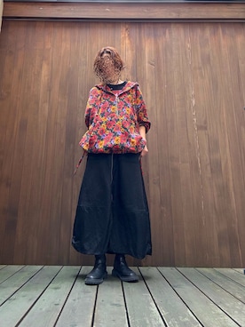 「アイテム（その他アウター）」を使った、bbkoさん（レディース・164cm）の秋コーディネート
